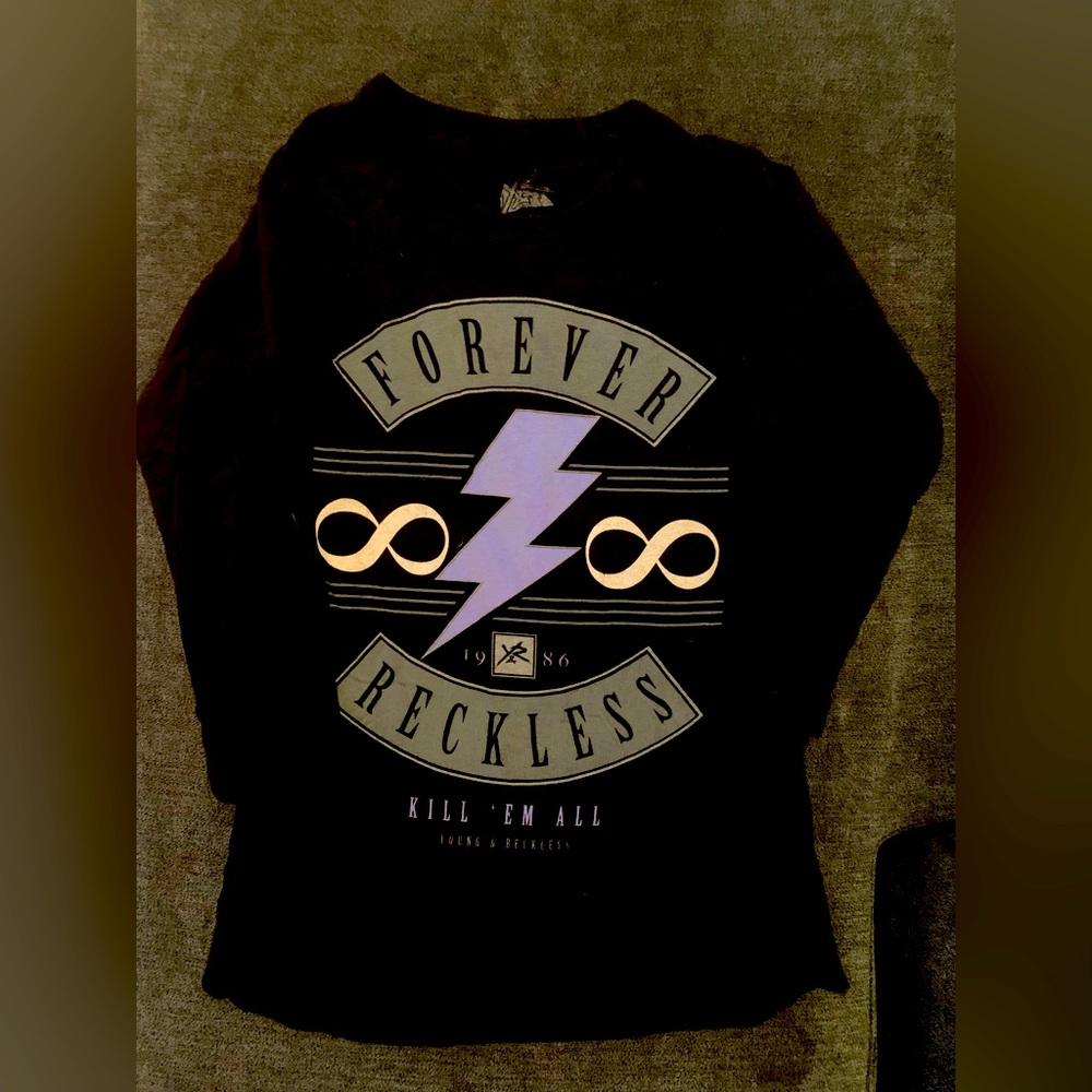 Young and reckless women’s baseball T